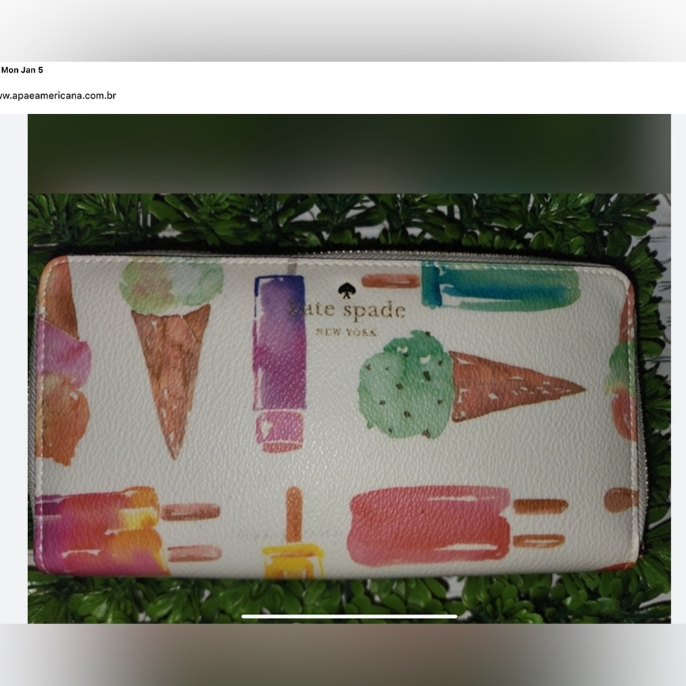 Kate Spade New York "Flavor of the Monthwith an ice cream and popsicle pattern.